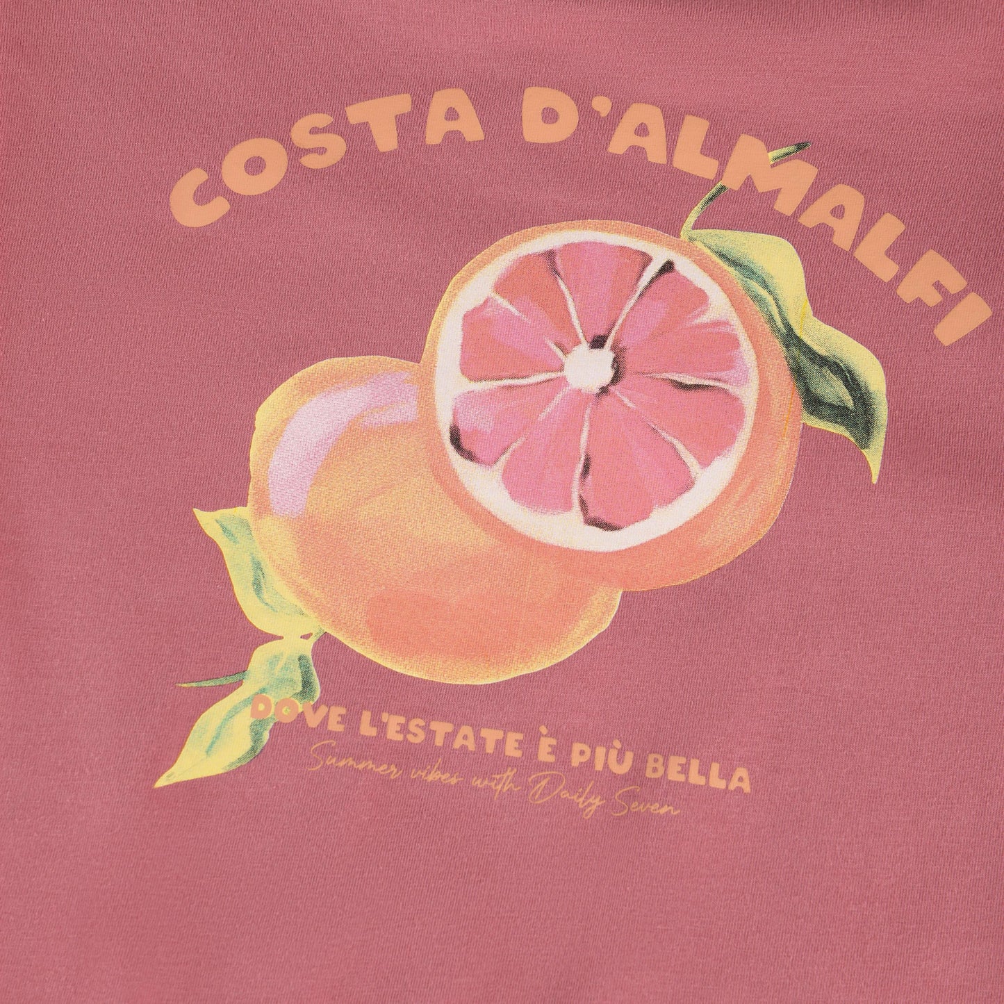 || Daily7 || T-shirt met grapefruit backprint