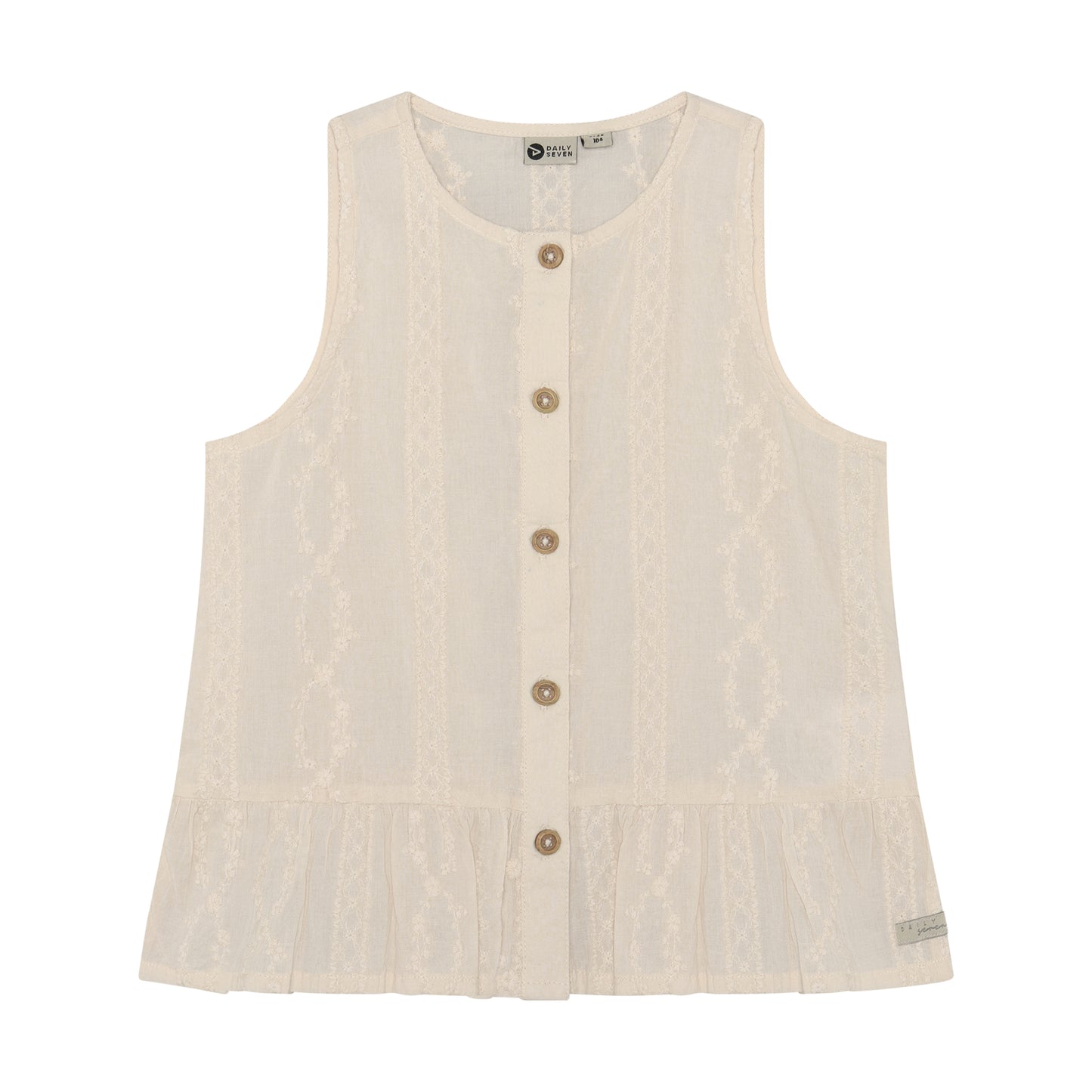 || Daily7 || Katoenen top met broderie