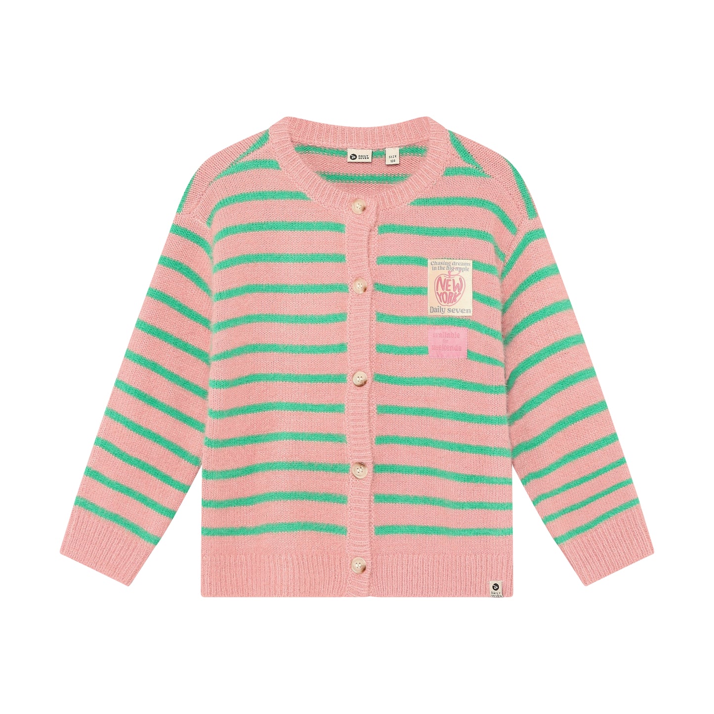 || Daily7 || Fluffy vest met strepen