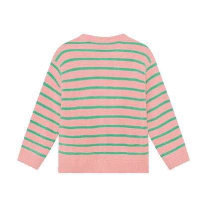 || Daily7 || Fluffy vest met strepen