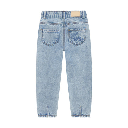|| Daily7 || Jeans met geborduurde harten - Mom Fit