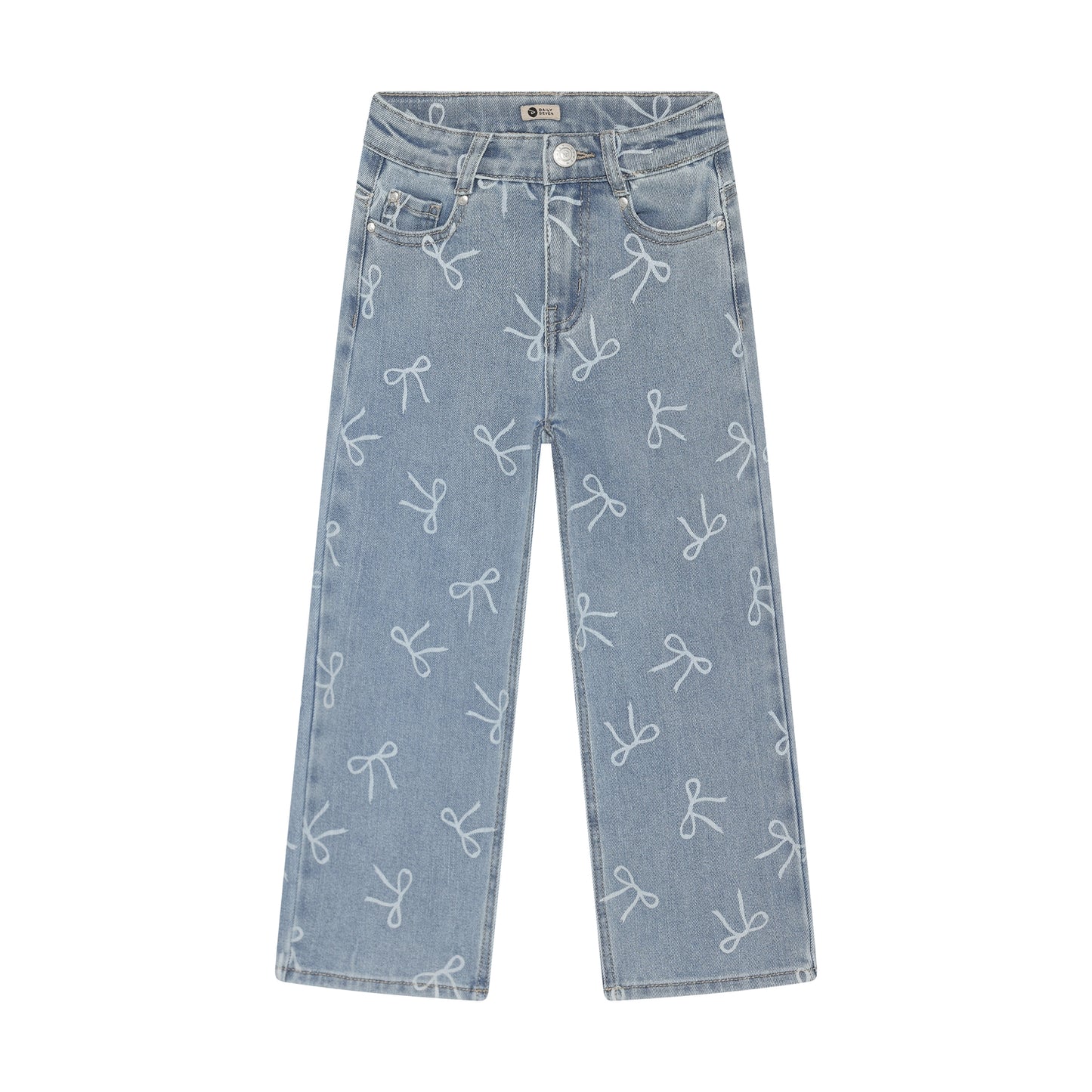 || Daily7 || Jeans met strikjes - Wide Fit