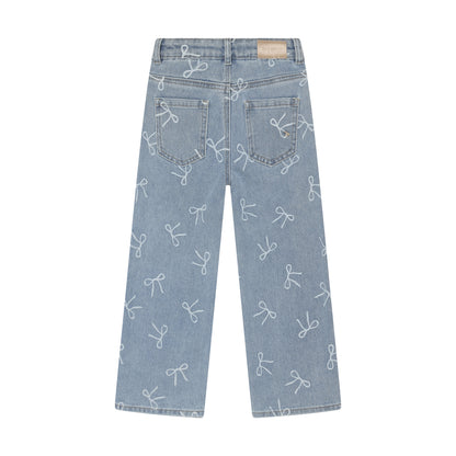 || Daily7 || Jeans met strikjes - Wide Fit