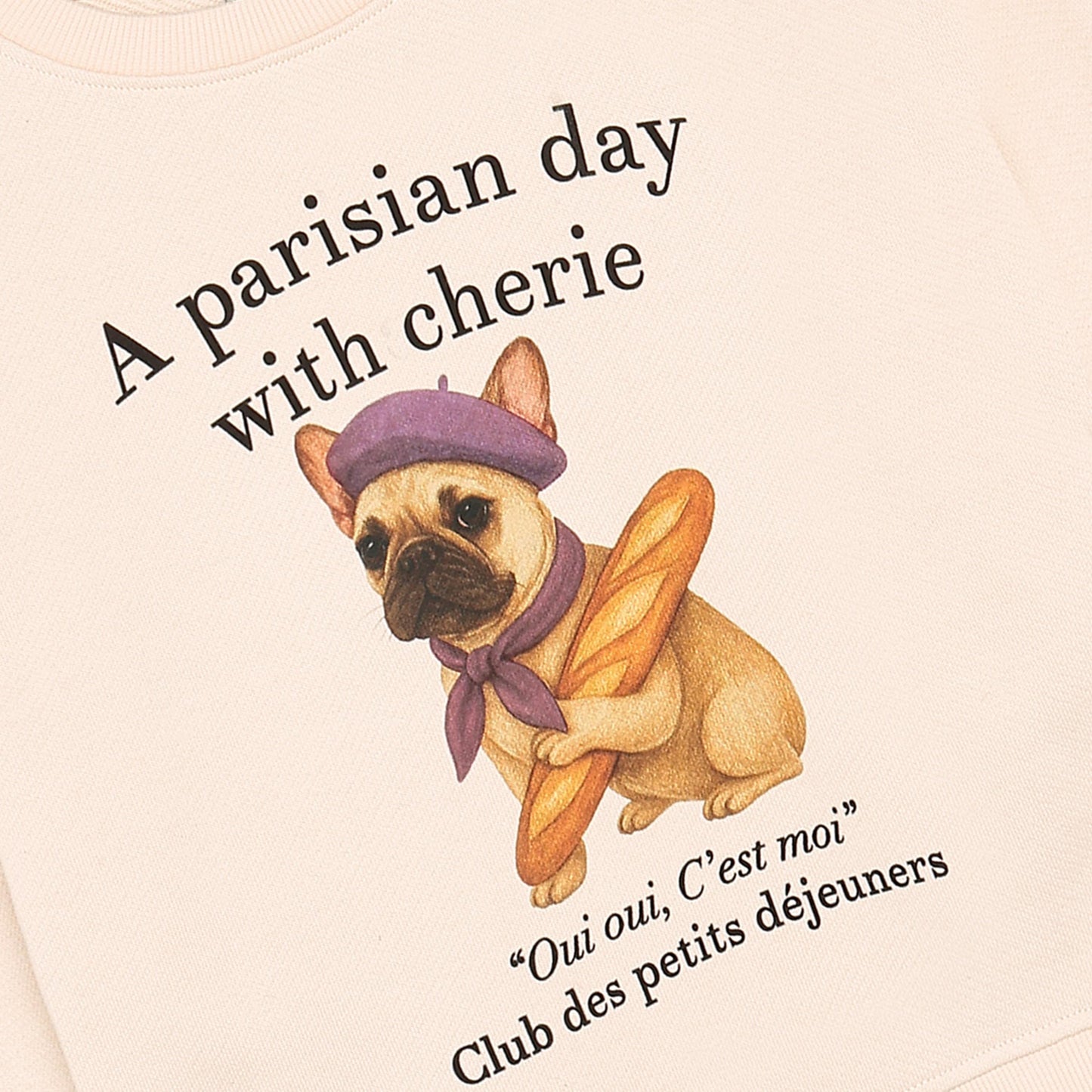 || Daily7 || Sweater met Franse hond