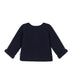 || Petit Bateau || Basis gebreid vest met knopen - Navy