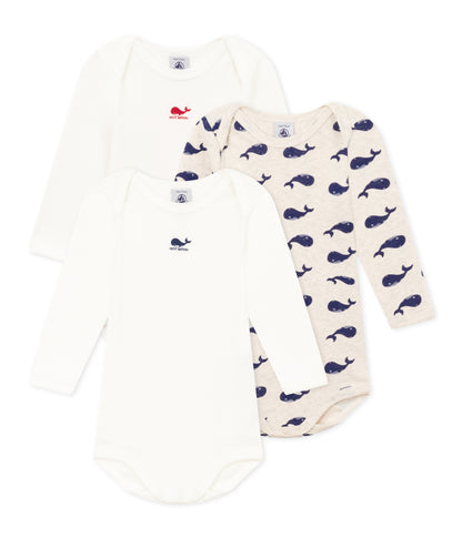 || Petit Bateau || Set romper lange mouwen - Walvis