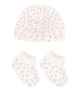 || Petit Bateau || Set met muts en sokjes - Hart