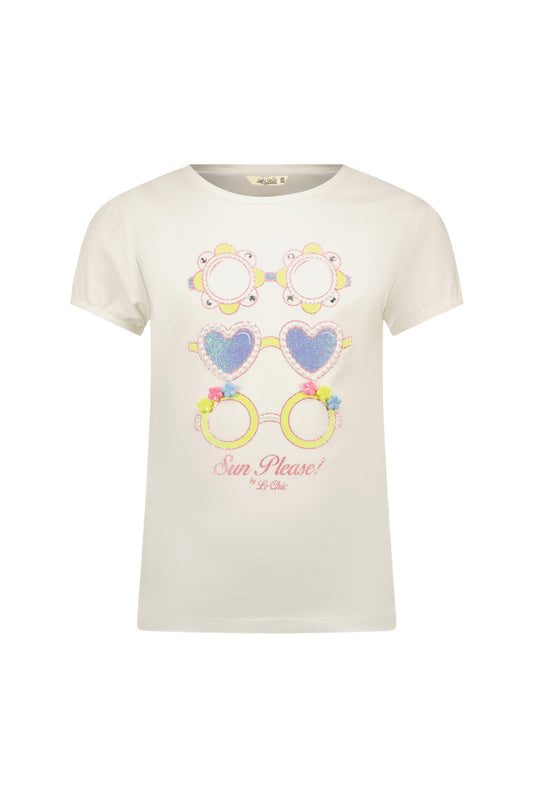 || Le Chic || T-shirt met zonnebrillen - Nommy