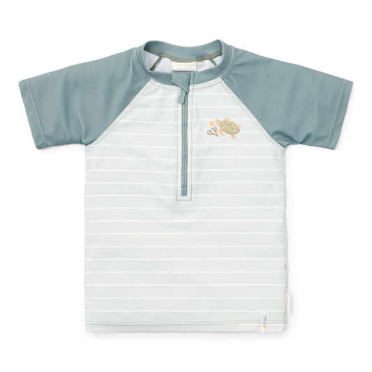 || Little Dutch || Gestreept UV-shirt - Groen