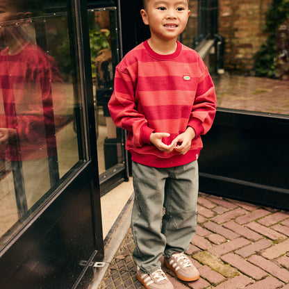 || Daily7 || Gestreepte sweater met backprint