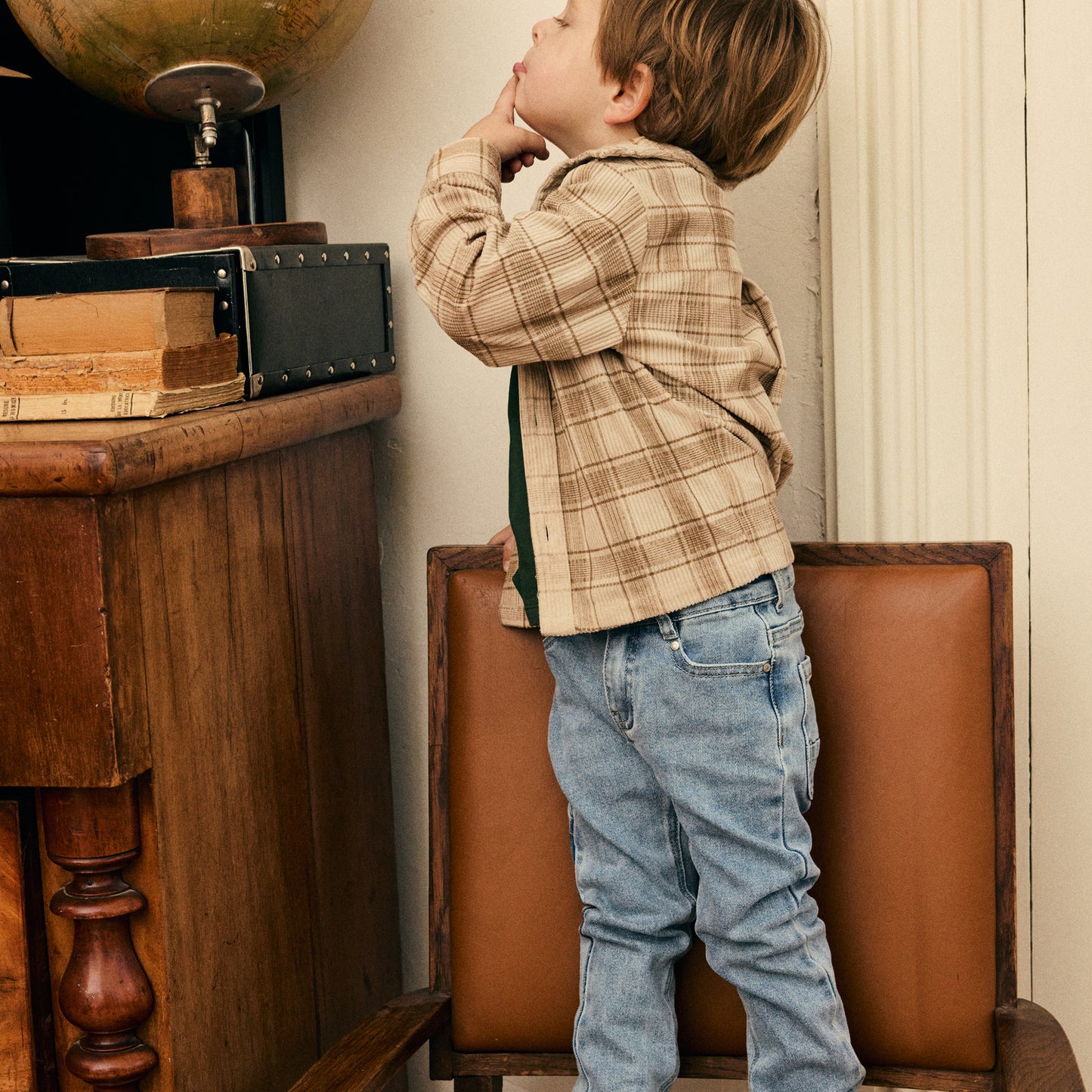 || Daily7 || Geruit shirt in corduroy