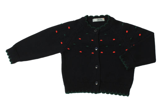 || Dr.Kid || Gebreid vest met geschulpt randje
