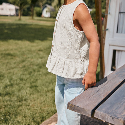 || Daily7 || Katoenen top met broderie