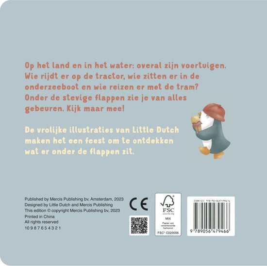 || Little Dutch || Mijn flapjesboek - voertuigen