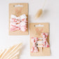 || Your Little Miss || Baby haarspeldjes met strik - Soft Pink Flower
