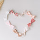 || Your Little Miss || Baby haarspeldjes met strik - Soft Pink Flower