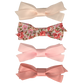 || Your Little Miss || Baby haarspeldjes met strik - Soft Pink Flower