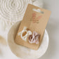 || Your Little Miss || Baby haarelastiek met strik - Vanilla Satin