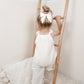 || Your Little Miss || Haarspeld met broderie - Witte Broderie