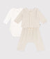 || Petit Bateau || Velours newborn set