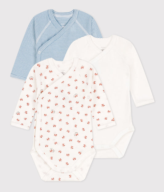 || Petit Bateau || Set overslagromper lange mouwen - Vos