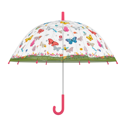 || Esschert Design || Kinderparaplu doorzichtig - Vlinders