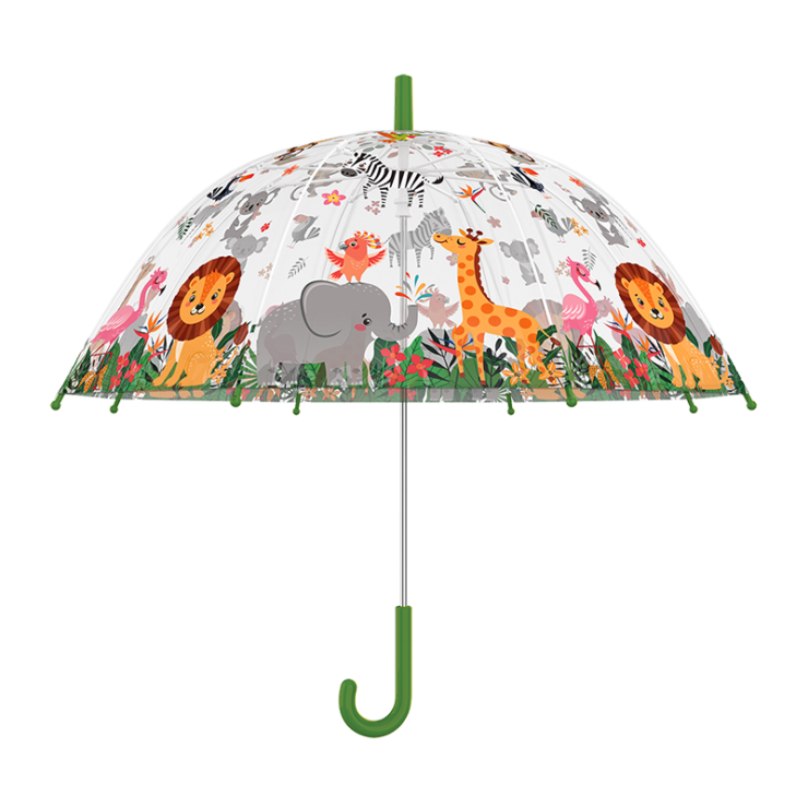|| Esschert Design || Kinderparaplu doorzichtig - Jungle