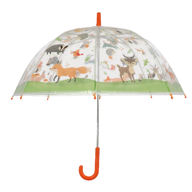 || Esschert Design || Kinderparaplu doorzichtig - Bosdieren