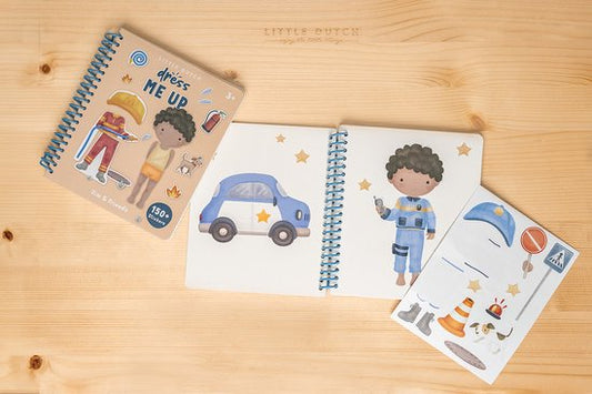 || Little Dutch || Aankleed- en stickerboek Jim & Friends