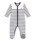 || Petit Bateau || Fluwelen boxpak met voetjes - Strepen
