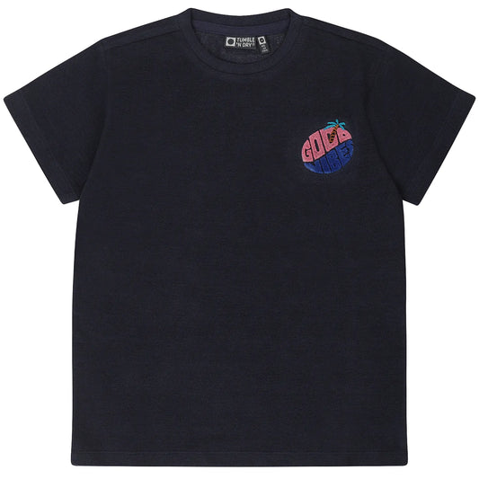 || Tumble ‘N Dry || T-shirt piqué ‘Good Vives’ - Parlor