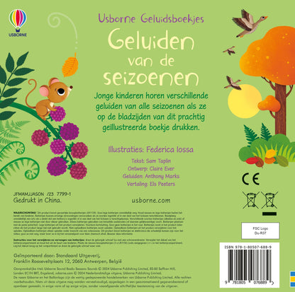 || Geluidsboek || Geluiden van de seizoenen