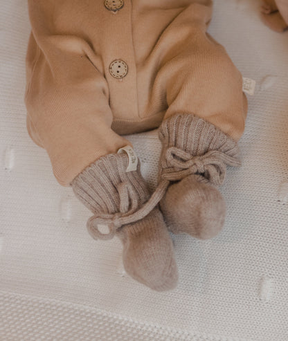 || Moalie || Merino slofjes - Camel
