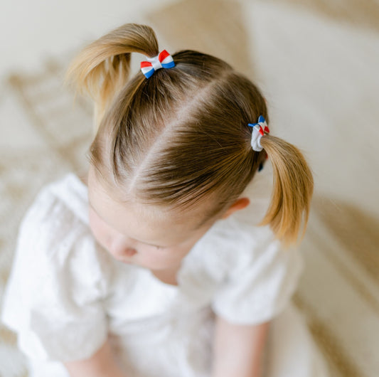 || Your Little Miss || Baby haarelastiek met strik - Kings Day