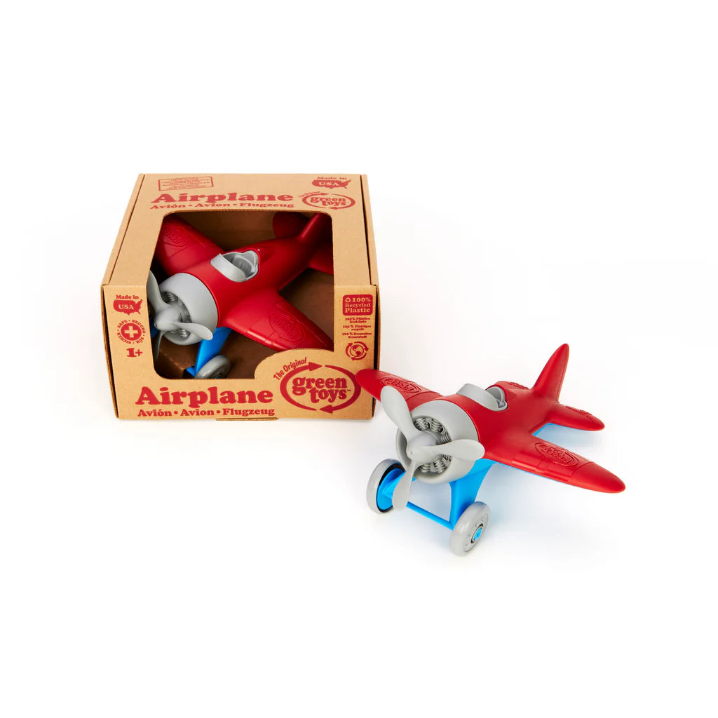 || Green Toys || Vliegtuig - Rood