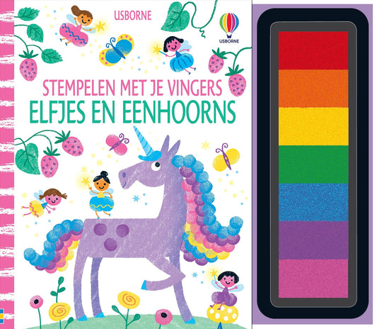 || Usborne || Stempelen met je vingers - Eenhoorns & Elfjes