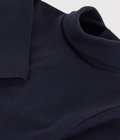 || Petit Bateau || Basis romper met kol - Blauw