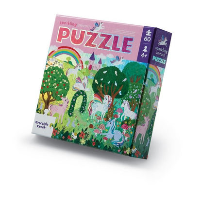 || Crocodile Creek || Glanzende puzzel - Unicorn