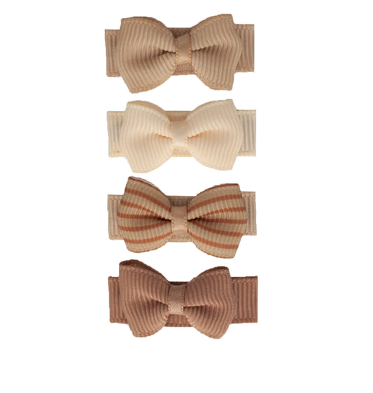 || Your Little Miss || Baby haarspeldjes - Autumn Stripes