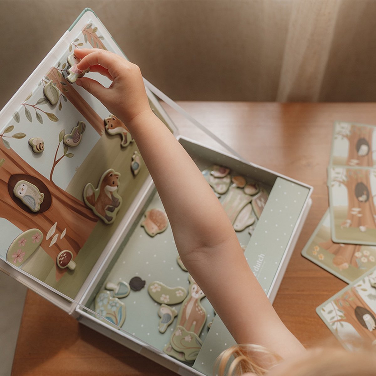 || Little Dutch || Magnetisch speelbord - Forest Friends
