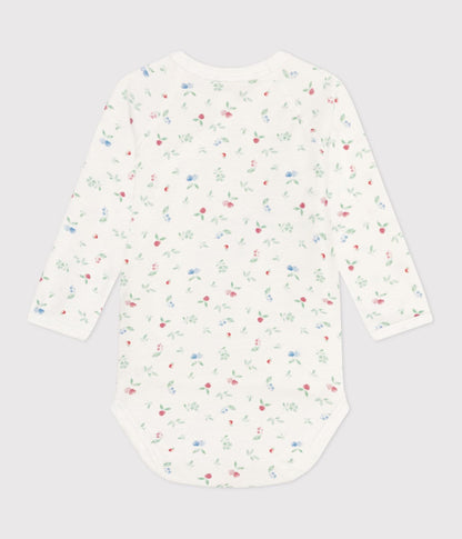 || Petit Bateau || Overslagromper lange mouwen - Kersjes