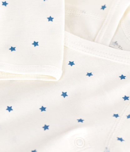 || Petit Bateau || Overslagromper lange mouwen - Sterretjes
