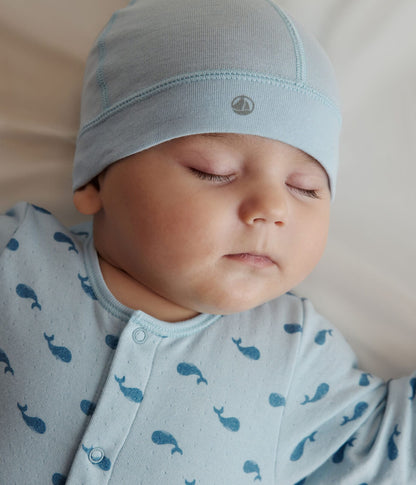 || Petit Bateau || Newborn muts - Blauw