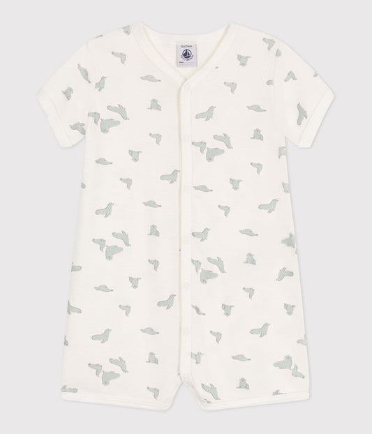 || Petit Bateau || Playsuit met zeehonden