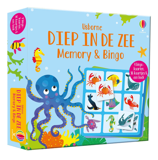 || Usborne || Memory & bingo - Diep in de zee