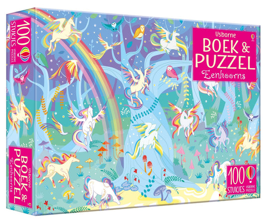 || Usborne || Boek & puzzel - Eenhoorns