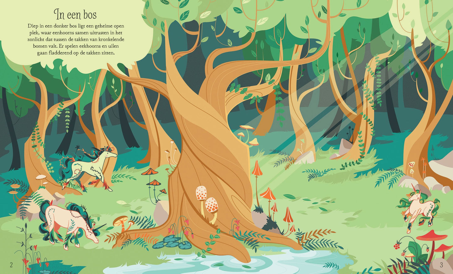 || Usborne || Boek & puzzel - Eenhoorns