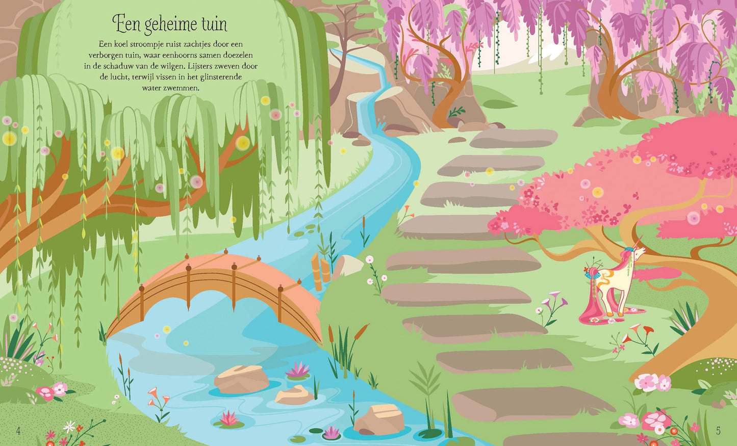 || Usborne || Boek & puzzel - Eenhoorns