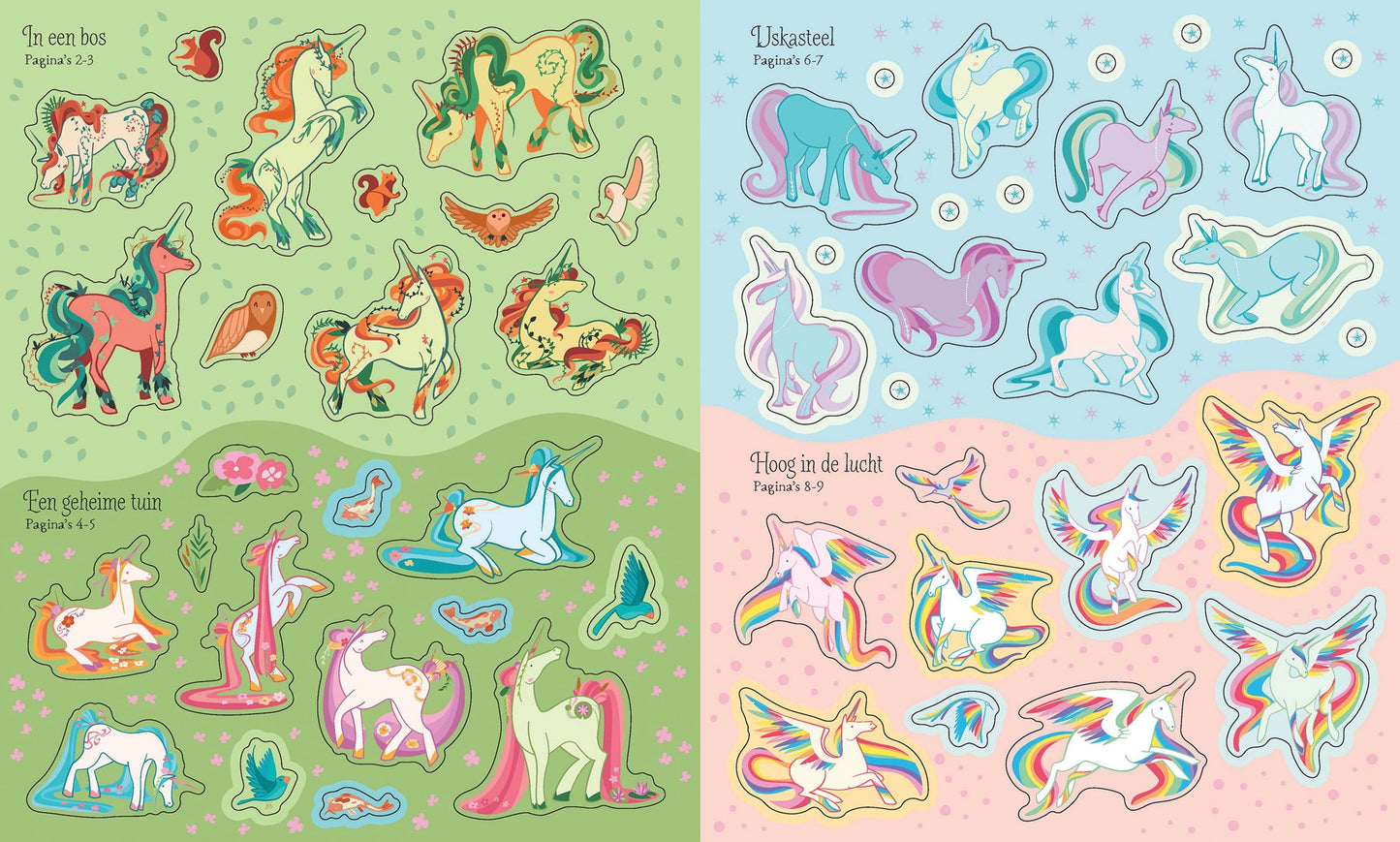 || Usborne || Boek & puzzel - Eenhoorns
