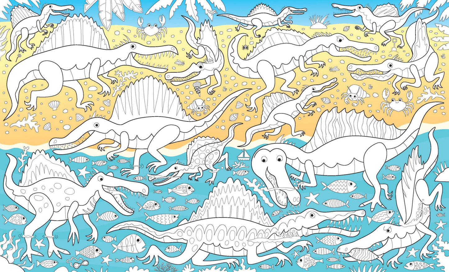 || Usborne || Boek & puzzel - Dinosaurussen